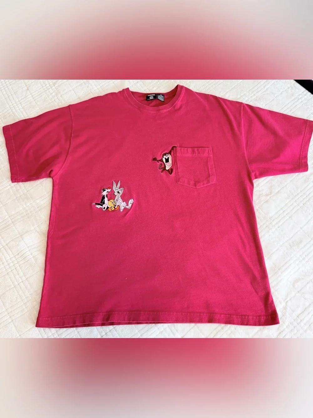 Looney Tunes Pocket Tee Mens xl